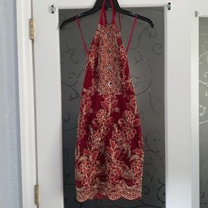 Xenia Short Red Dress